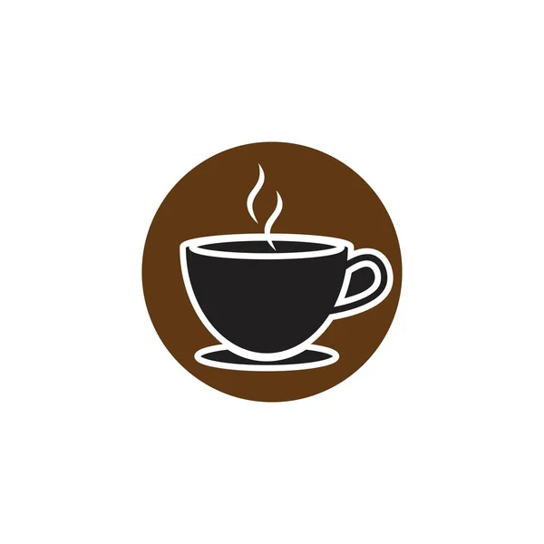 Granos Café Logo Plantilla Vector Icono Diseño — Archivo Imágenes Vectoriales