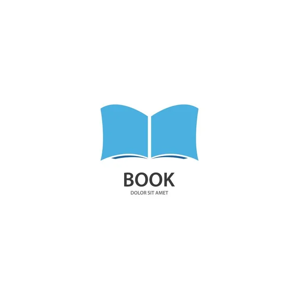 Βιβλίο Εκπαίδευσης Λογότυπο Πρότυπο Διάνυσμα Εικονογράφηση Σχεδιασμό — Διανυσματικό Αρχείο