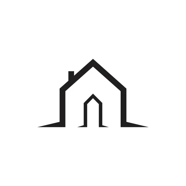 Inmobiliaria Propiedad Construcción Diseño Logo — Archivo Imágenes Vectoriales