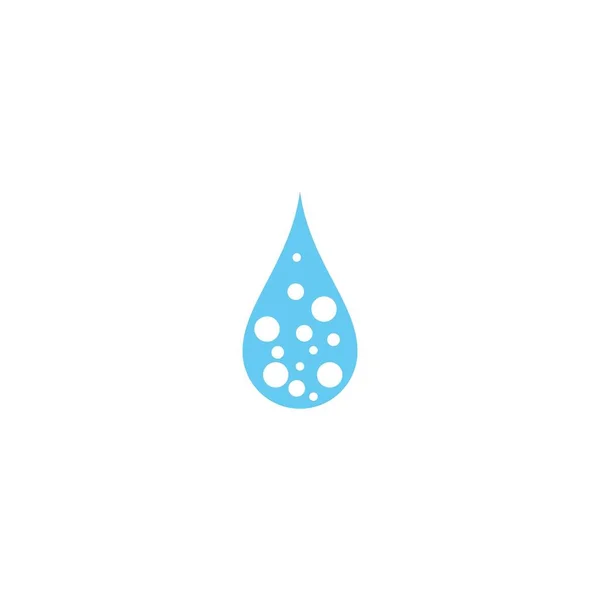 Water Drop Logo Template Vector Illustration — Stock Vector