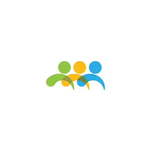 Wektor Wzorca Wspólnotowego Sieci Logo Społecznego — Wektor stockowy