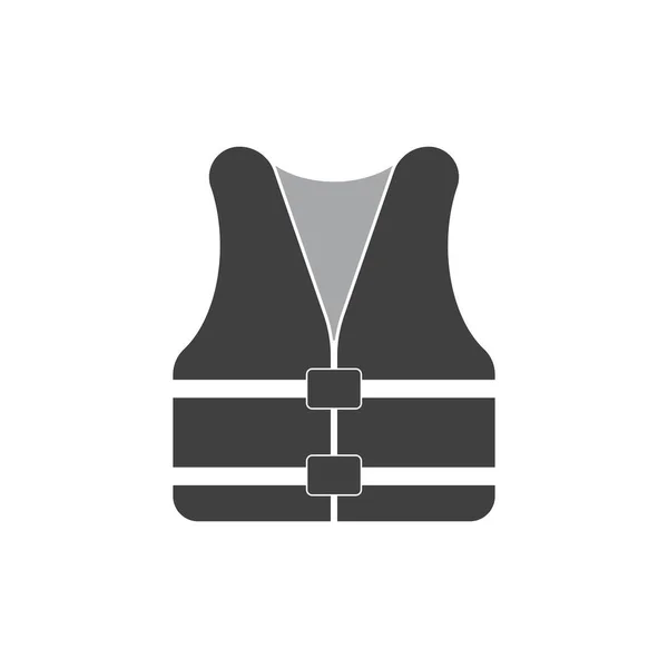 Schwimmweste Symbol Logo Vektor Design — Stockvektor