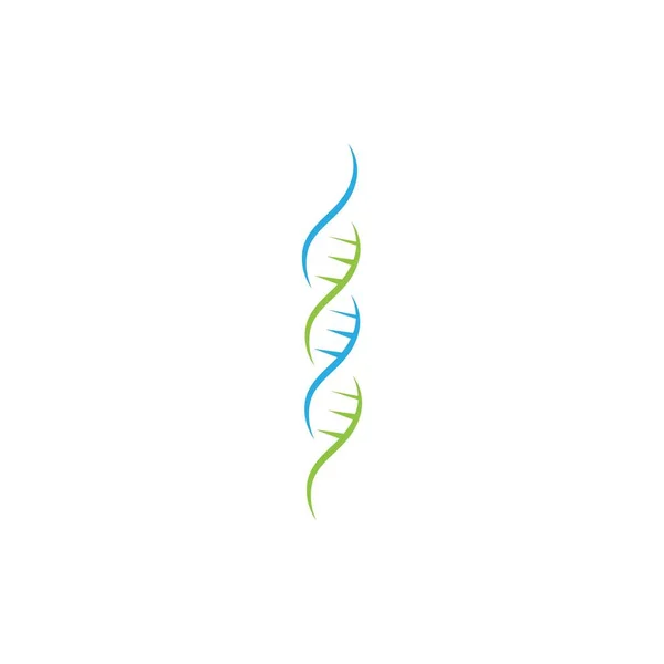 Modelo Vetor Logotipo Dna — Vetor de Stock