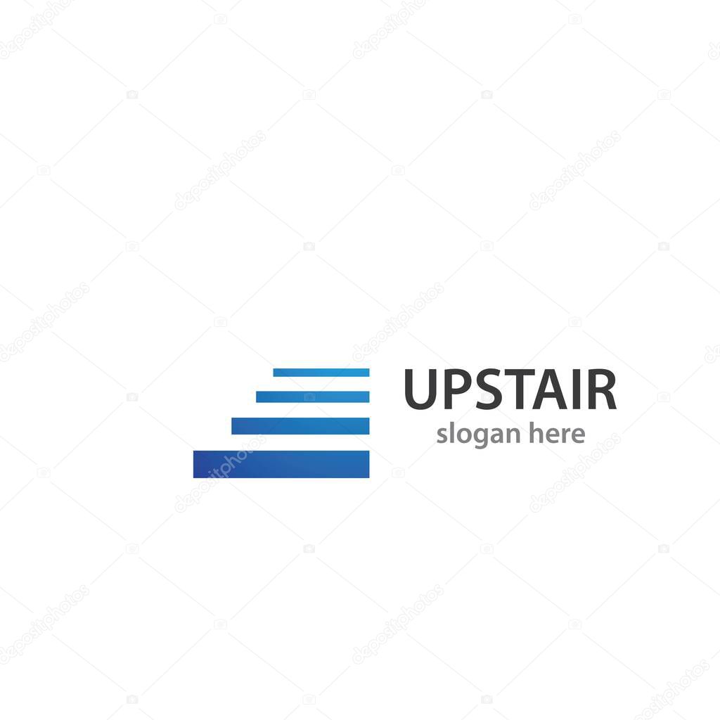 The Upstair logo vector design