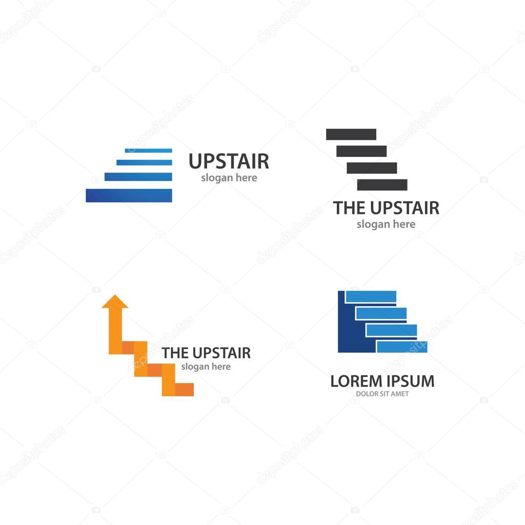 The Upstair logo vector design