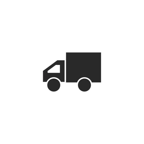 Levering Truck Pictogram Template Ontwerp — Stockvector