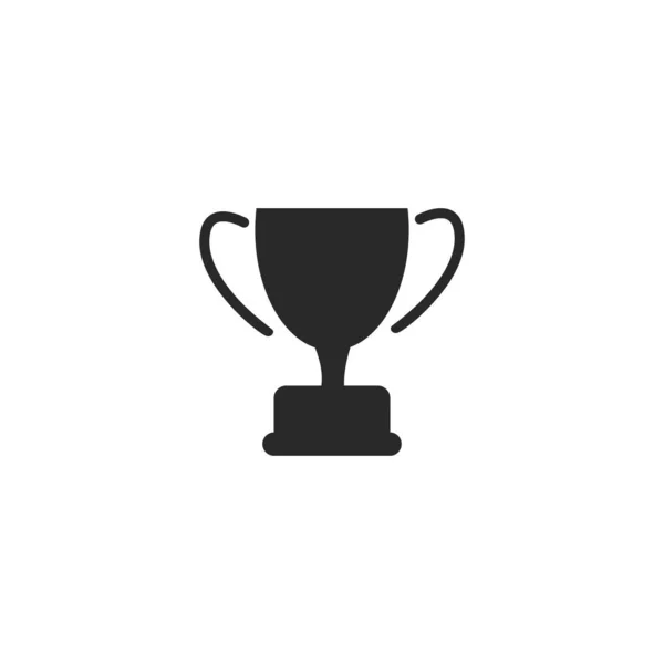 Trophée Coupe Vectoriel Icône Gagnant Symbole — Image vectorielle