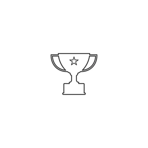 Icône Trophée Vecteur Eps Design — Image vectorielle