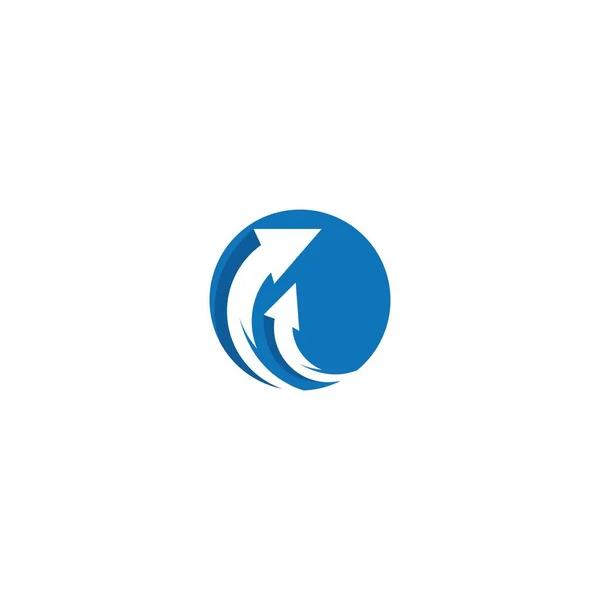 Pfeil Logo Design Vektorvorlage — Stockvektor