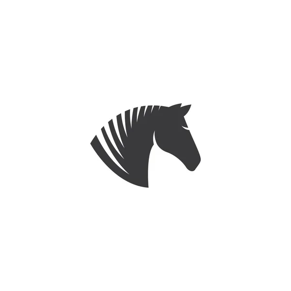 Modelo Logotipo Cavalo Design Ilustração Vetorial —  Vetores de Stock