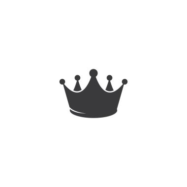 Crown Logo Şablonu vektör çizimi