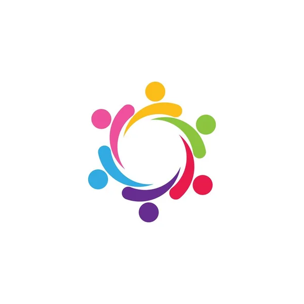 Community Care Logo Plantilla Vector — Vector de stock