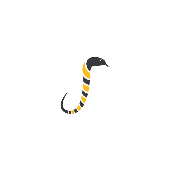 Modelo Ilustração Vetor Logotipo Serpente — Vetor de Stock