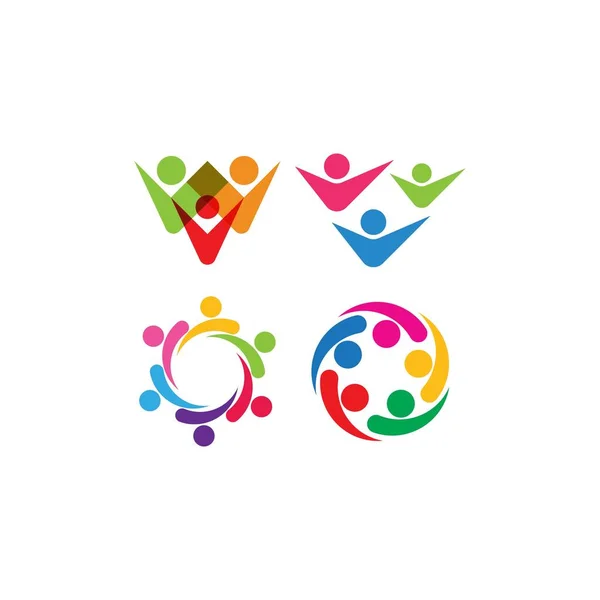 Modelo Vetor Logotipo Community Care —  Vetores de Stock