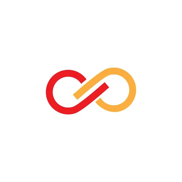 Unendlichkeit Logo Vektor Vorlage Design — Stockvektor