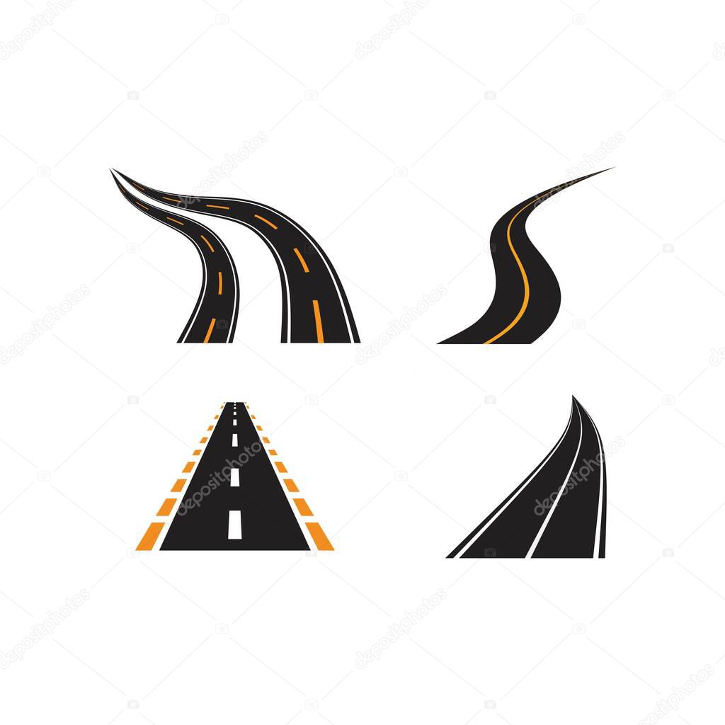 Way logo vector icon template design
