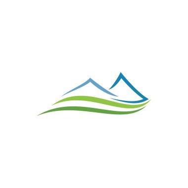 Mountain Logo Business Template Vector clipart