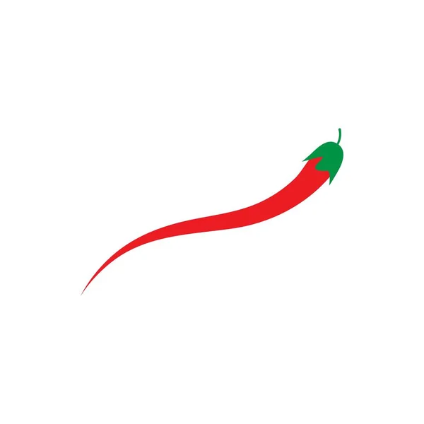 Hot Chili Logo Wektor Ilustracji Szablon — Wektor stockowy