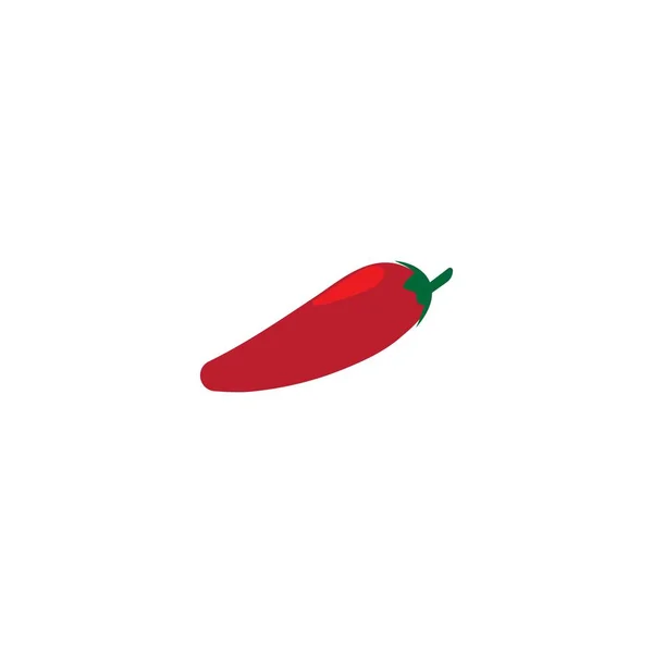 Plantilla Ilustración Vector Logotipo Chili Caliente — Vector de stock