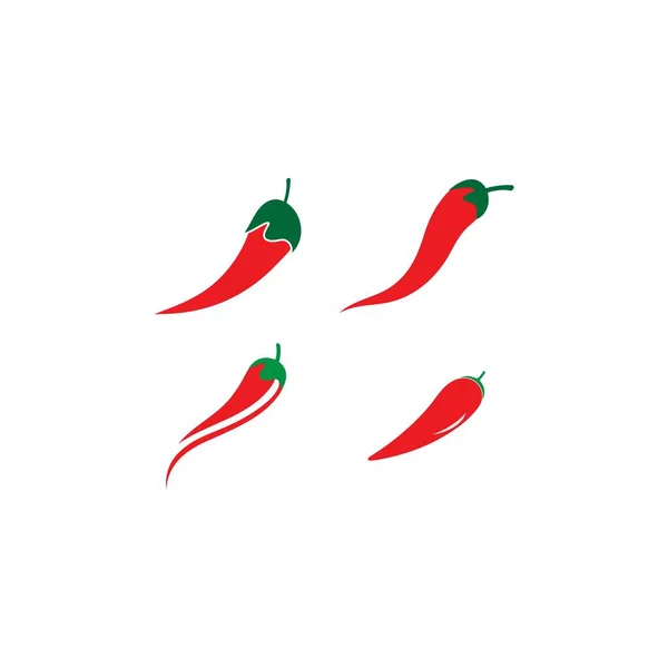 Hot Chili Logo Wektor Ilustracji Szablon — Wektor stockowy