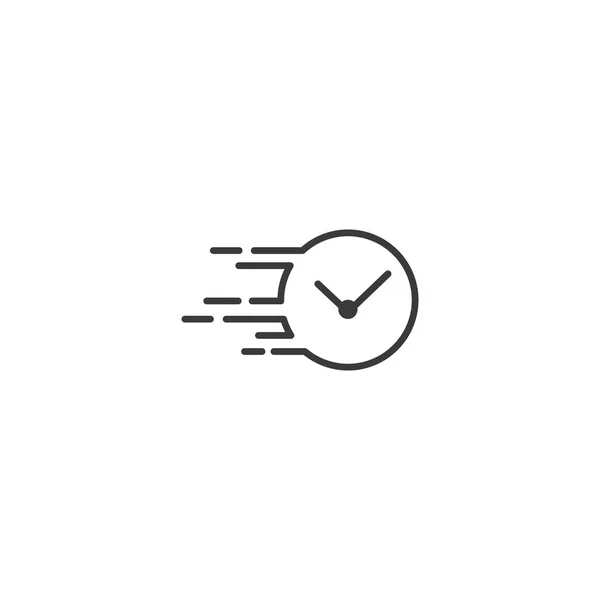 Szablon Wektora Logo Fast Time — Wektor stockowy