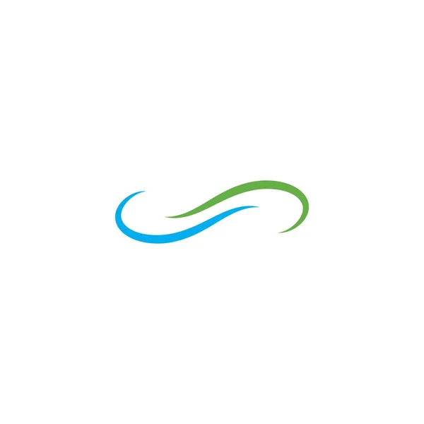 Logo Infinito Diseño Plantilla Vectorial — Vector de stock