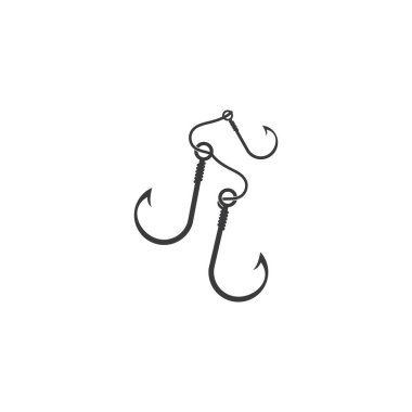 Balık kancası vektör tasarımı