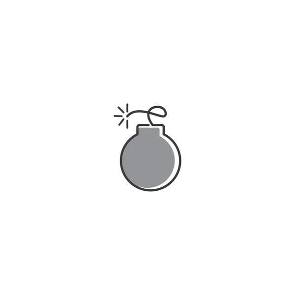 Time Bomb Dynamite Icon Vector Design — Stock Vector