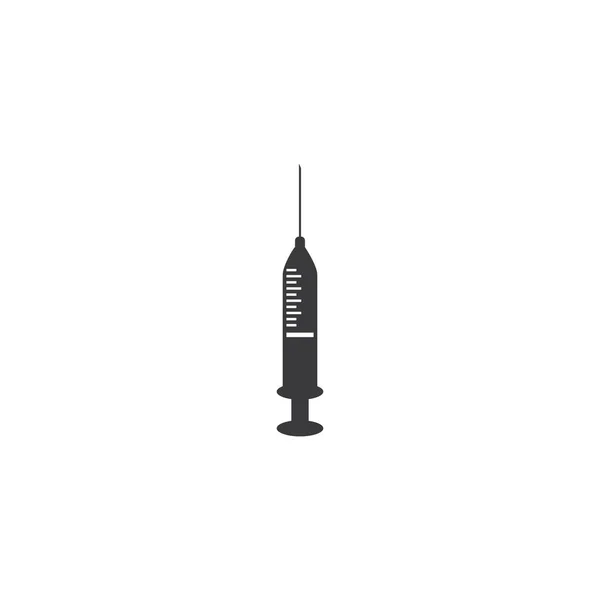 Injektion Medizinische Ikone Vektor Design — Stockvektor