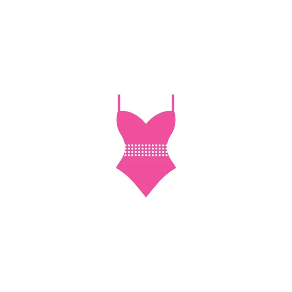 Bikini Icono Traje Verano Vector Diseño — Archivo Imágenes Vectoriales