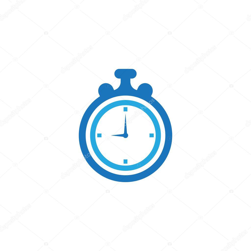 Time concept icon illustration vector flat design