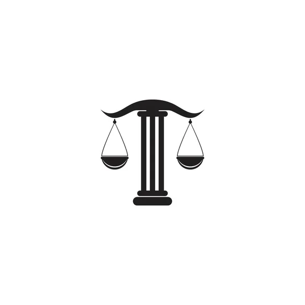 Векторний Шаблон Логотипу Юридичної Фірми — стоковий вектор