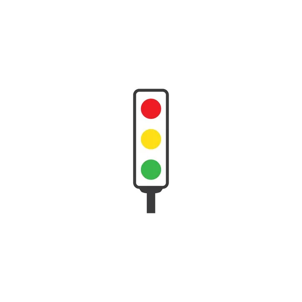 Trafik Işıkları Ikon Vektör Tasarımı — Stok Vektör