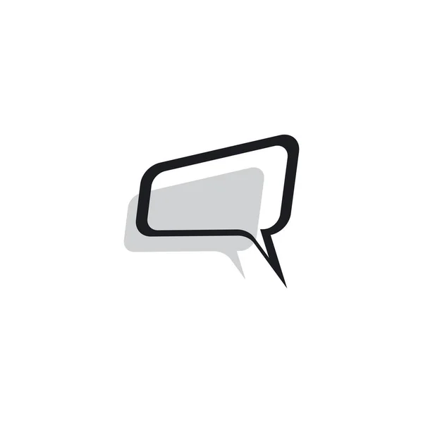 Speech Bubble Pictogram Vector Ontwerp — Stockvector