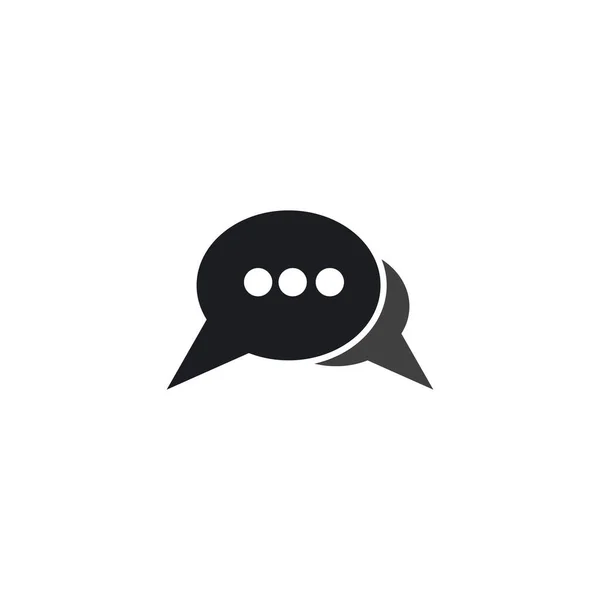 Speech Bubble Pictogram Vector Ontwerp — Stockvector