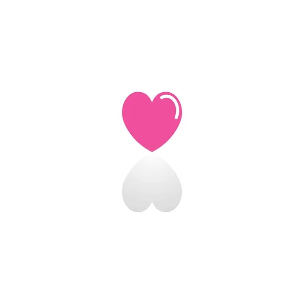 Logotipo Amor Vector Icono Ilustración Diseño Plantilla — Archivo Imágenes Vectoriales