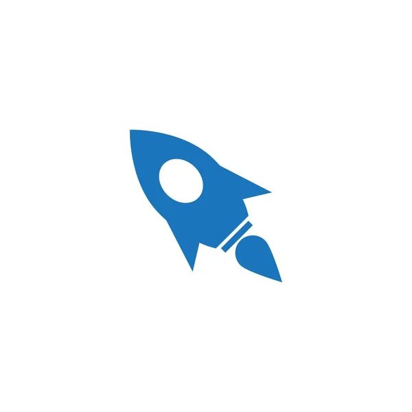 Raketlogo Vector Ontwerp Sjabloon — Stockvector