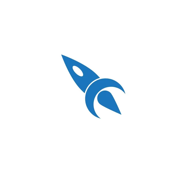 Rakete Logo Vektor Design Vorlage — Stockvektor