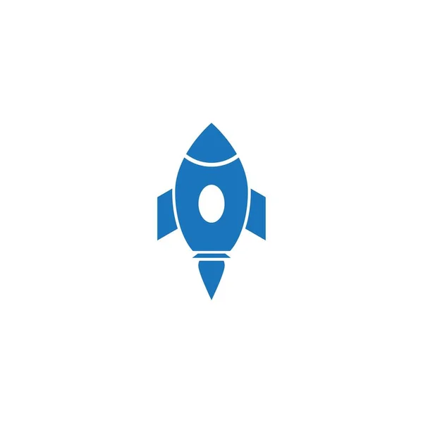 Modelo Design Vetor Logotipo Foguete —  Vetores de Stock