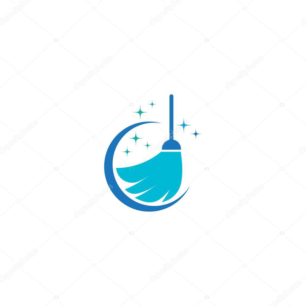 Cleaning logo and symbol ilustration vector template