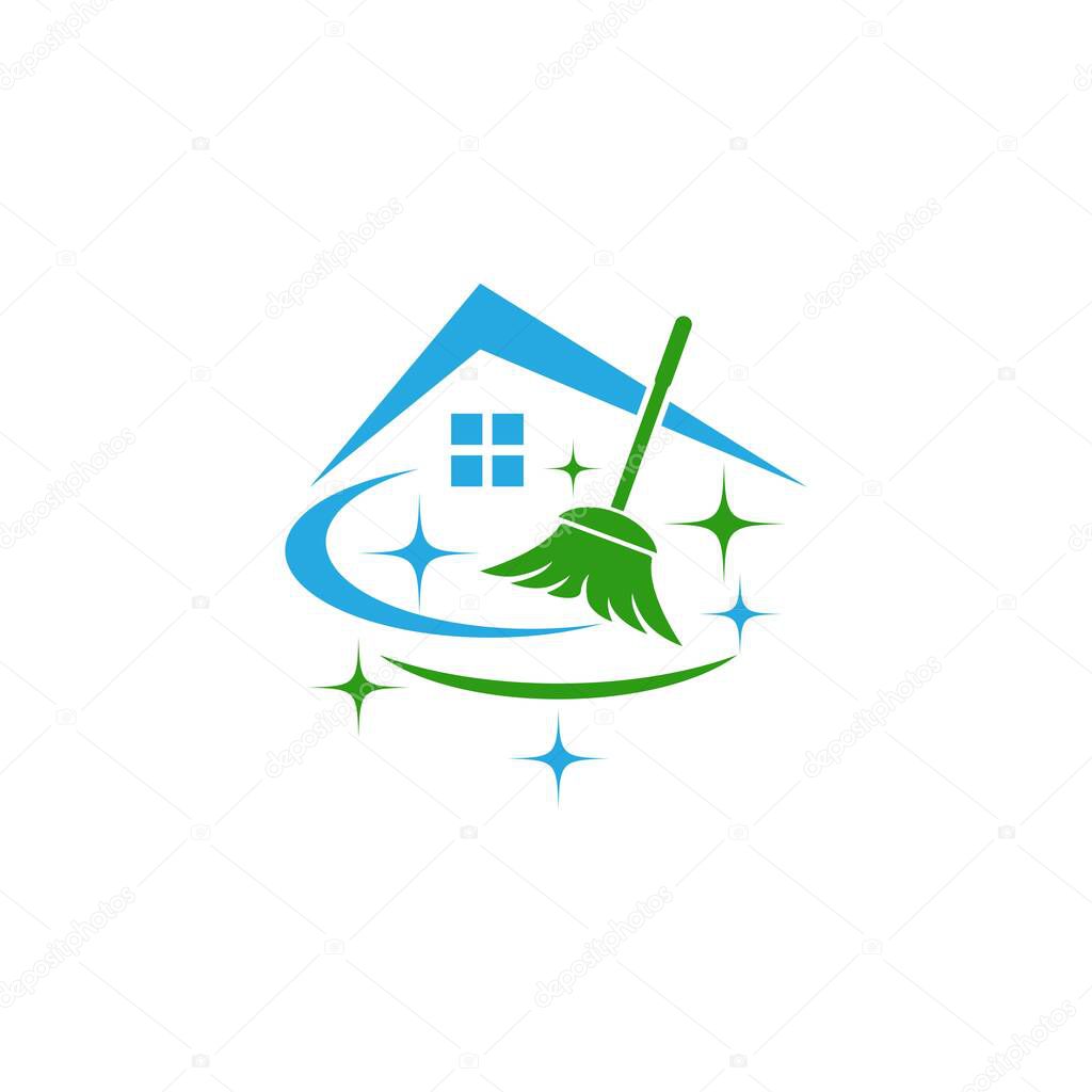 Cleaning logo and symbol ilustration vector template
