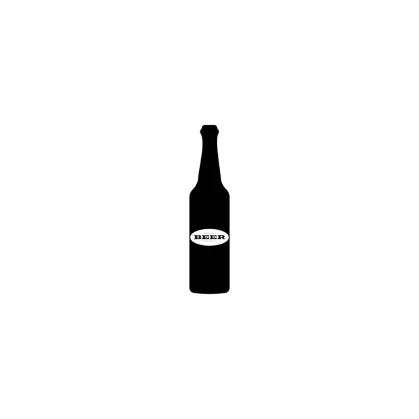Шаблон Логотипа Бутылки Пива — стоковый вектор