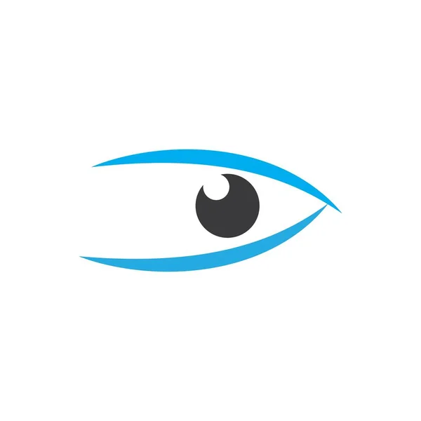 Eye Illustration Logo Business Vector Template — Stock Vector