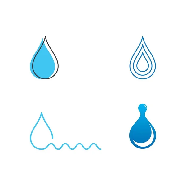 水滴标志模板矢量设计 — 图库矢量图片