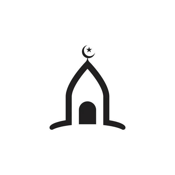 Islamische Symbol Und Logo Vektorvorlage — Stockvektor