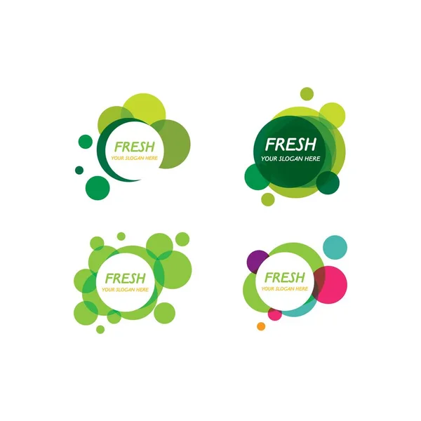 Modelo Ícone Vetor Logotipo Forma Fresca —  Vetores de Stock