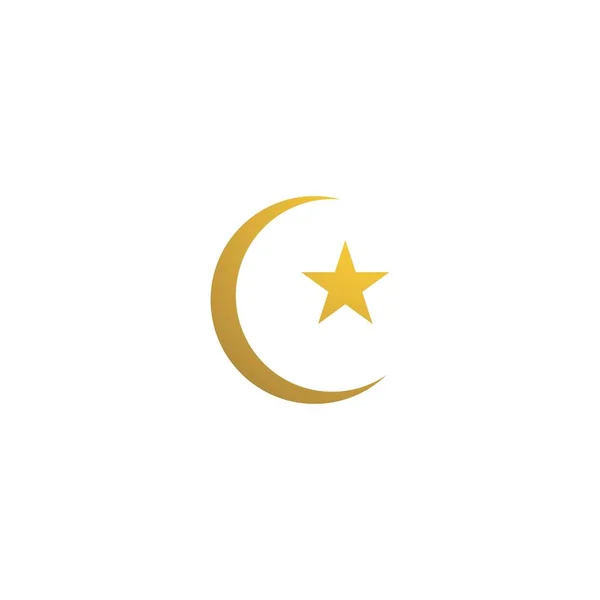 Islamisches Logo Und Symbol Moschee Icon Vektorvorlage — Stockvektor