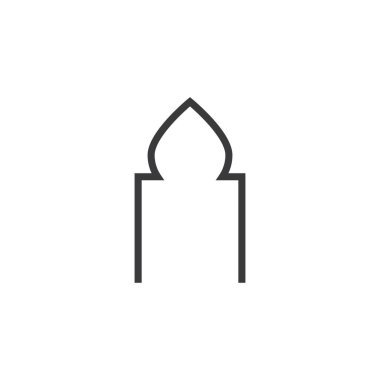 İslam logosu ve sembolü, Cami simgesi şablonu