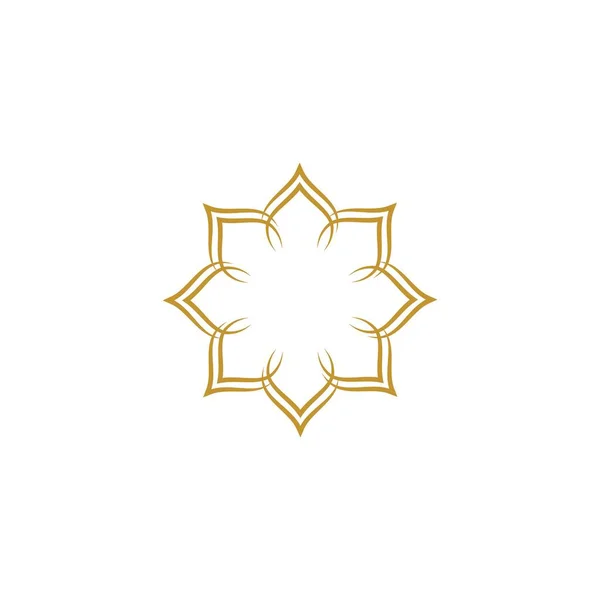 Islamskie Logo Symbol Szablon Wektora Ikony Meczetu — Wektor stockowy