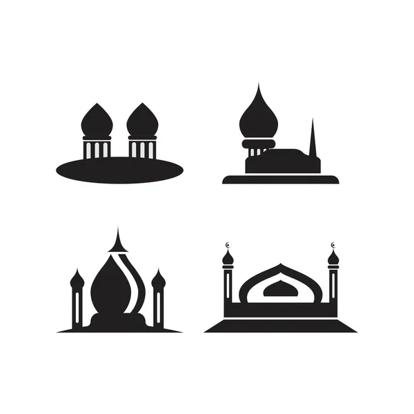 Simbolo Islamico Logo Modello Vettoriale — Vettoriale Stock